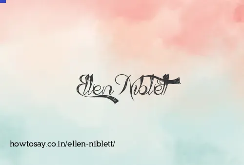 Ellen Niblett