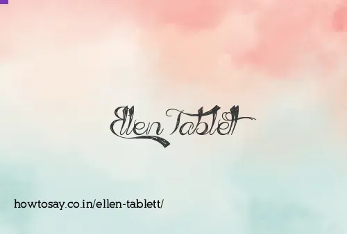 Ellen Tablett