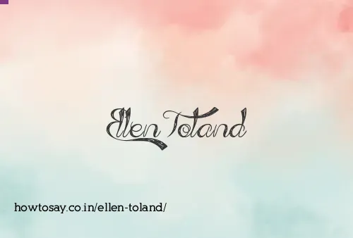 Ellen Toland
