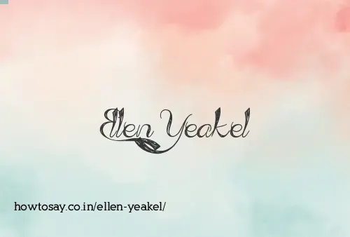 Ellen Yeakel
