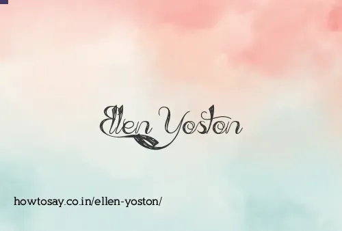 Ellen Yoston
