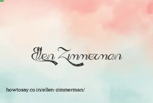 Ellen Zimmerman