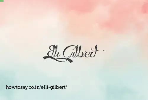 Elli Gilbert