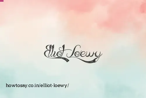 Elliot Loewy