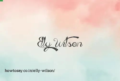 Elly Wilson