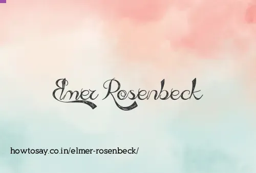 Elmer Rosenbeck