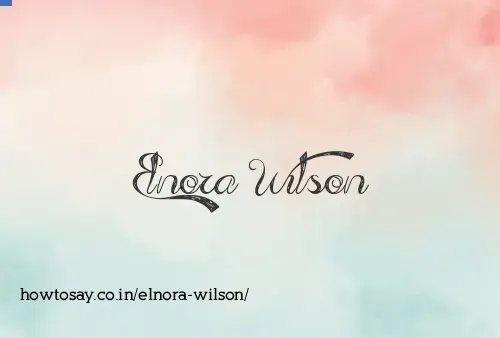 Elnora Wilson
