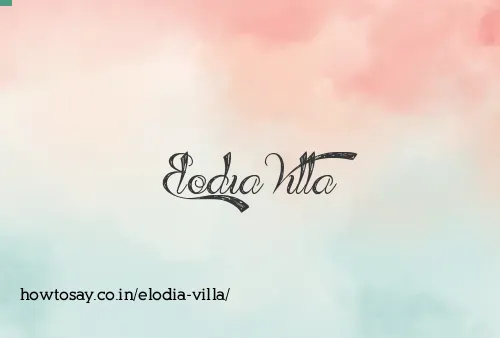 Elodia Villa