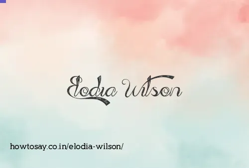 Elodia Wilson