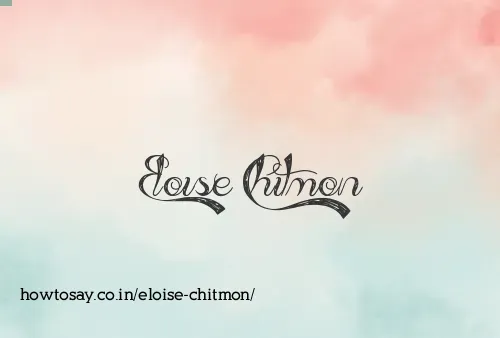 Eloise Chitmon