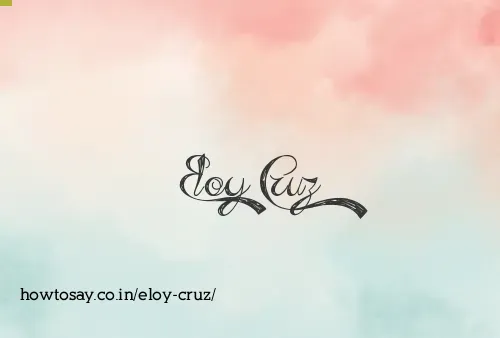 Eloy Cruz