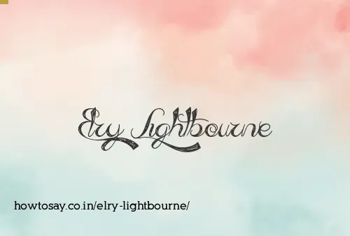 Elry Lightbourne