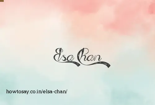 Elsa Chan