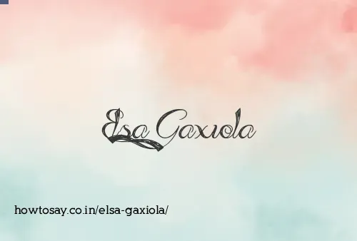 Elsa Gaxiola