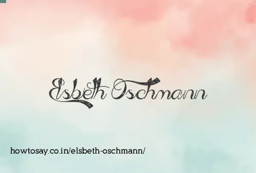 Elsbeth Oschmann