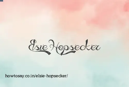 Elsie Hopsecker