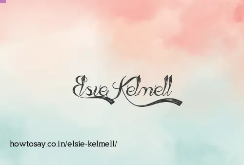 Elsie Kelmell