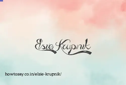 Elsie Krupnik