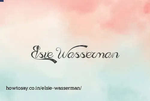 Elsie Wasserman