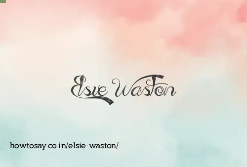 Elsie Waston