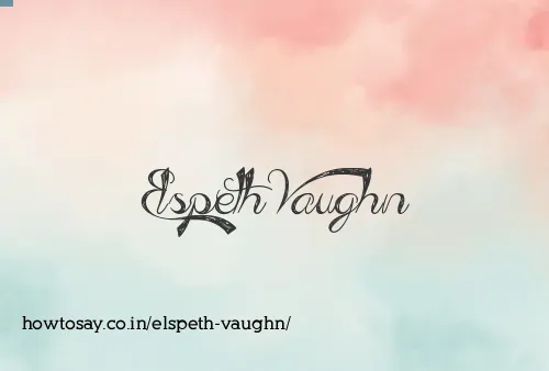 Elspeth Vaughn