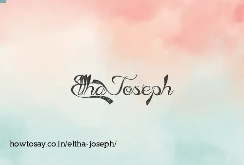 Eltha Joseph