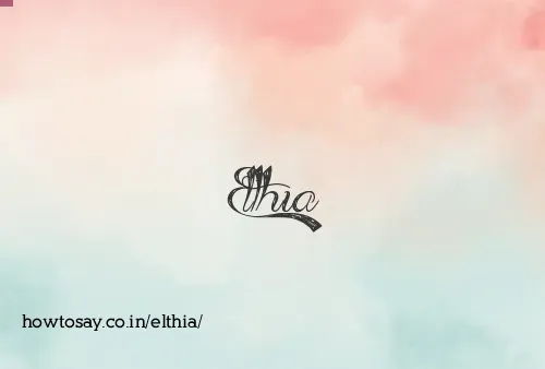 Elthia