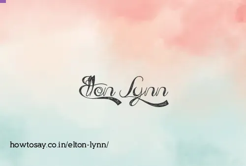 Elton Lynn