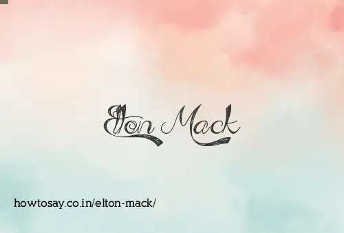 Elton Mack