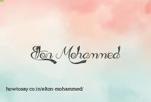 Elton Mohammed