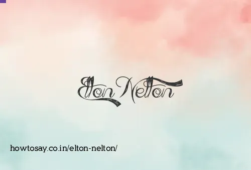 Elton Nelton