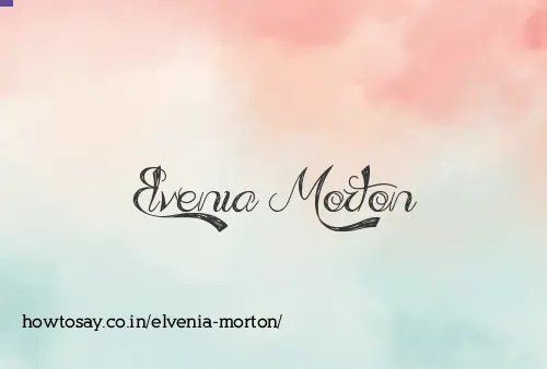 Elvenia Morton