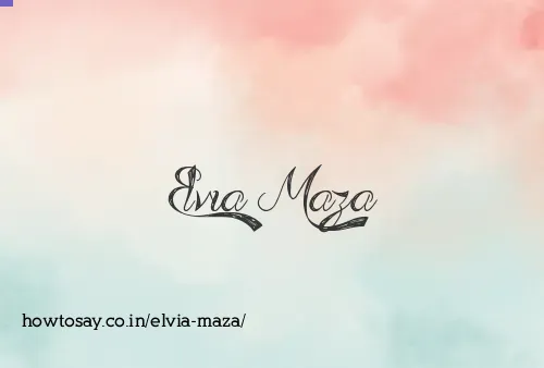Elvia Maza