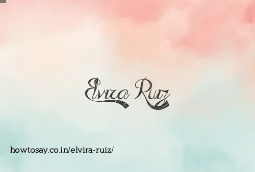 Elvira Ruiz