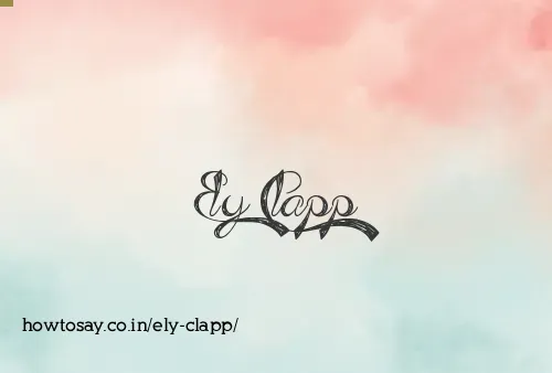 Ely Clapp