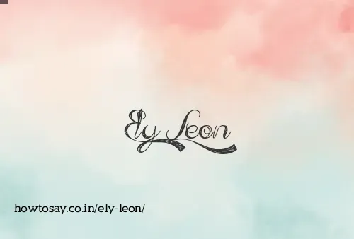 Ely Leon