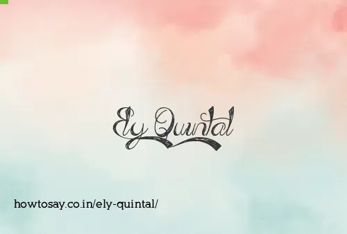 Ely Quintal