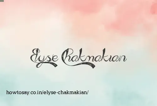 Elyse Chakmakian