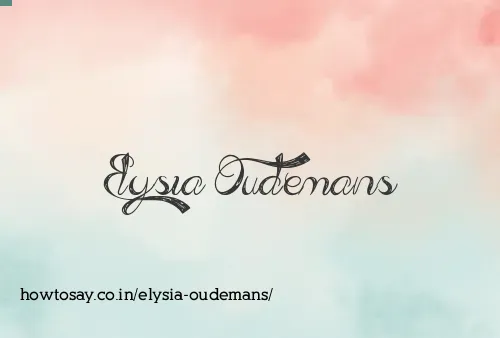 Elysia Oudemans