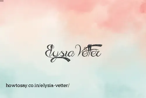 Elysia Vetter