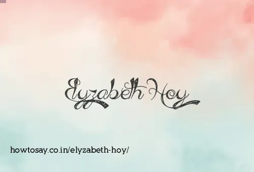 Elyzabeth Hoy