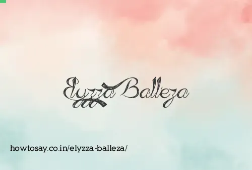 Elyzza Balleza