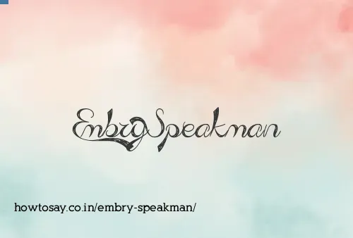 Embry Speakman