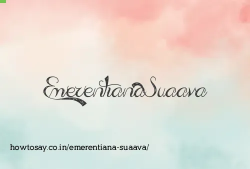 Emerentiana Suaava