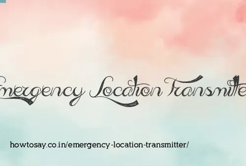 Emergency Location Transmitter