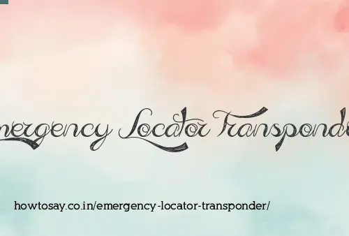 Emergency Locator Transponder