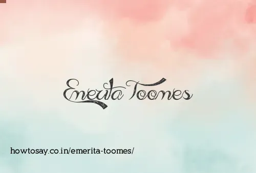 Emerita Toomes