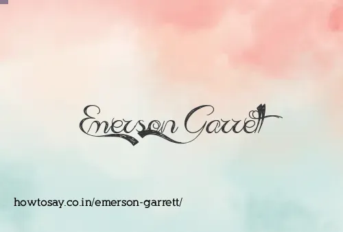 Emerson Garrett