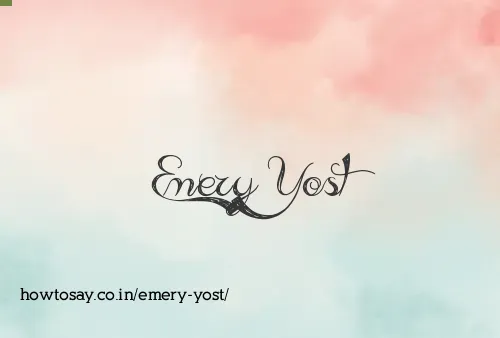 Emery Yost