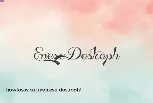 Emese Dostroph
